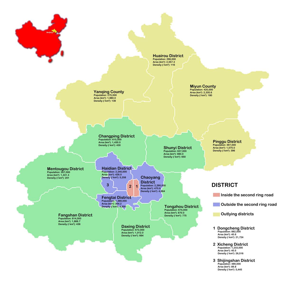 Beijing cartier hartă