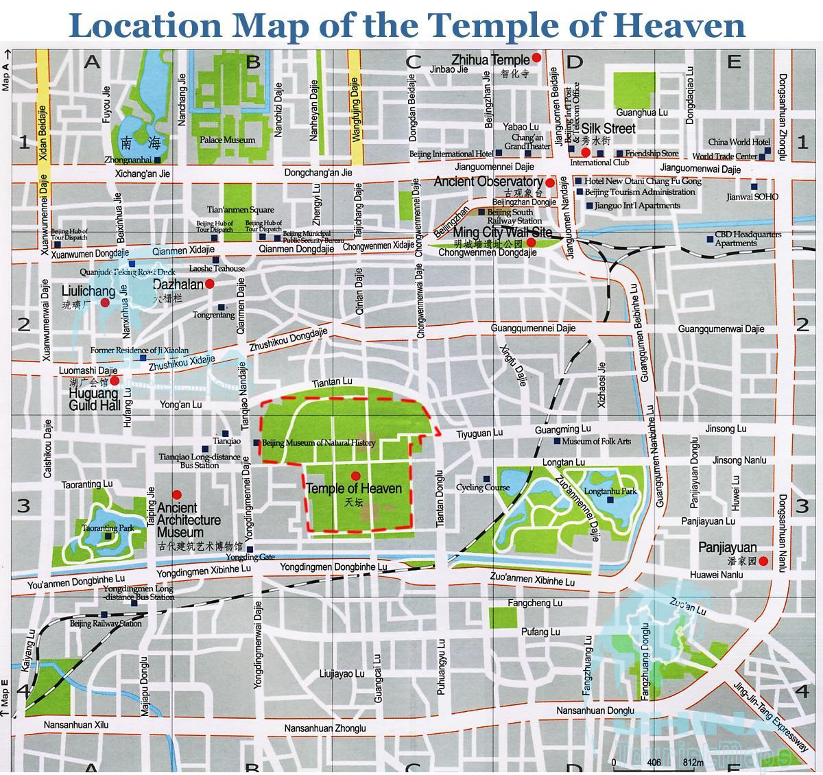 harta templul cerului 