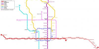 Harta de la Beijing oraș subteran