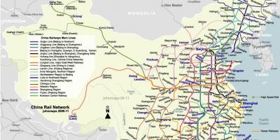Beijing railway hartă