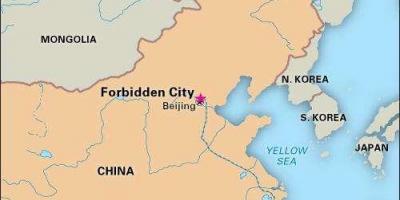 Orașul interzis din China hartă