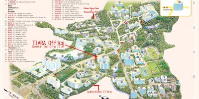 Universitatea Tsinghua campus hartă