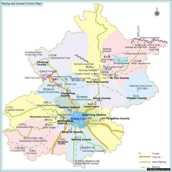 harta zona Beijing