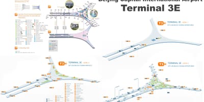 Beijing terminal 3 arată hartă
