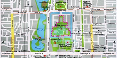 Harta Beijing atracții turistice