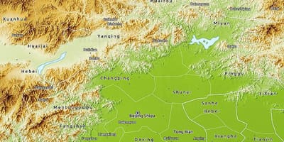 Harta de la Beijing 3d