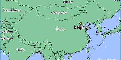 Harta de la Beijing locație de pe lume