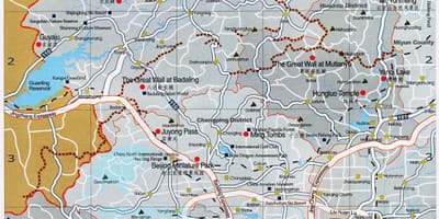 Harta de la Beijing de tranzit