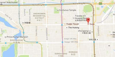 Harta fantomă street Beijing